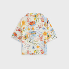 Kith Kids Summer Picnic Thompson Camp Shirt - Sandrift | Kith Sandrift