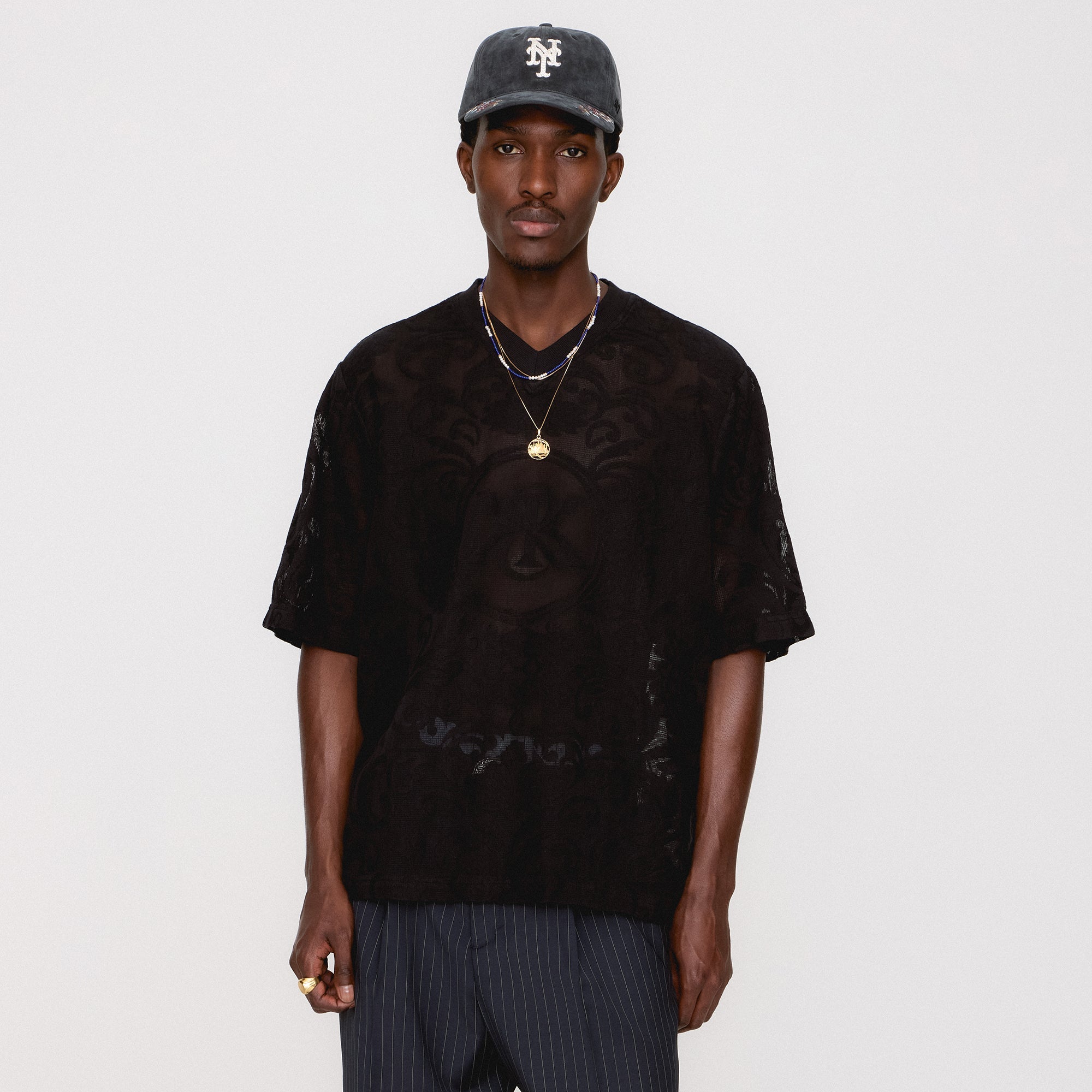 Kith Lace Warm Up Shirt - Black | Kith Black