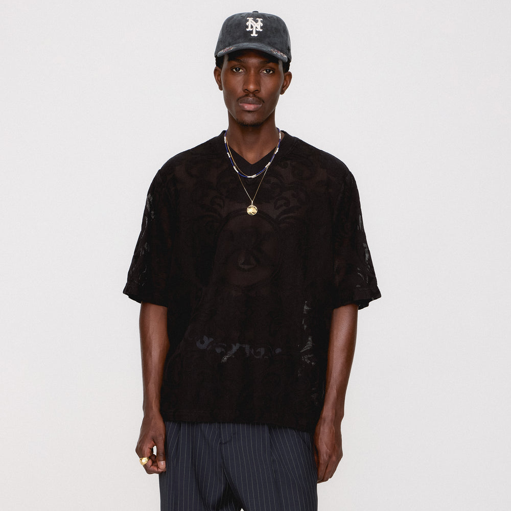Kith Lace Warm Up Shirt - Black | Kith Black