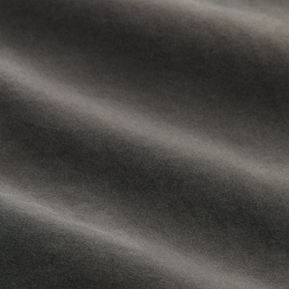 &Kin Silk Habotai Short Sleeve Reade Shirt - Somber | Kith Somber