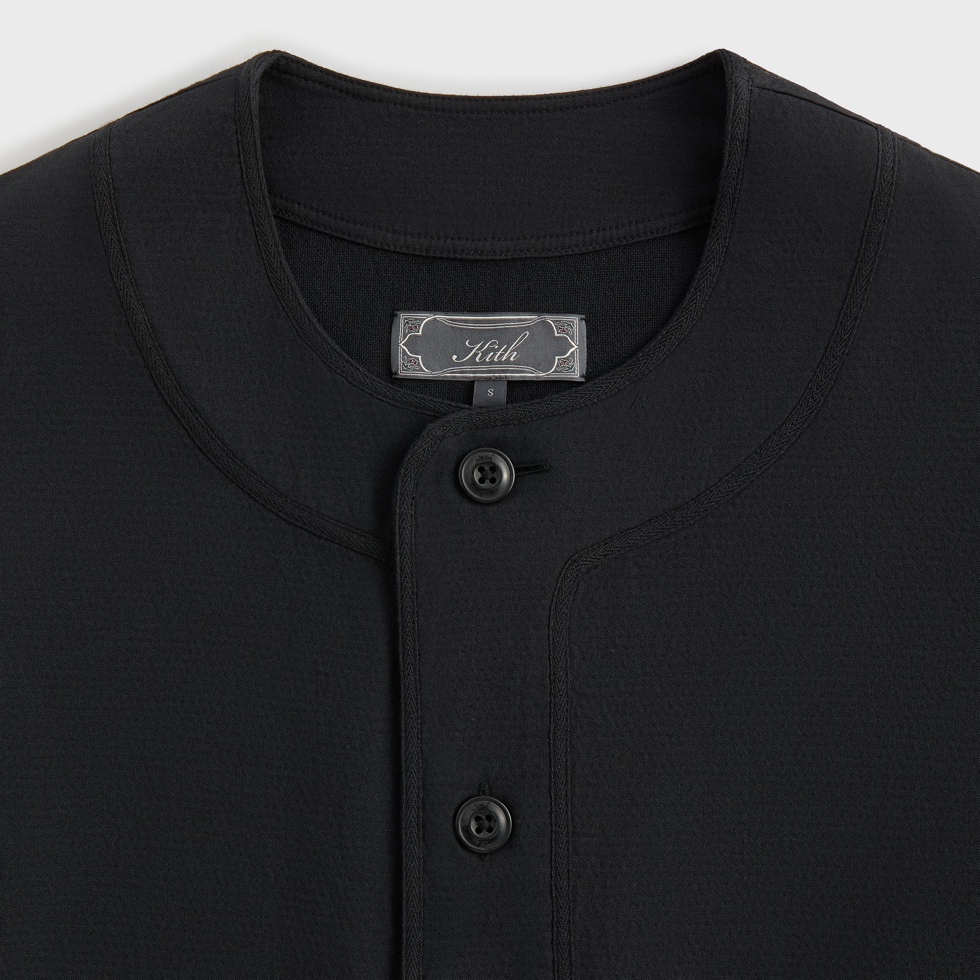 Kith Willis Baseball Shirt - Black | Kith Black