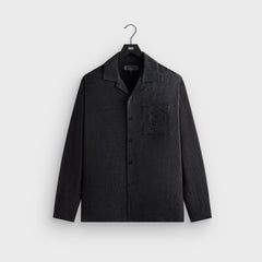 Kith Adonis Camp Collar Shirt - Black | Kith Black