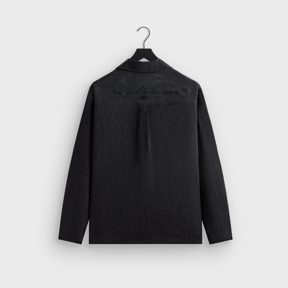 Kith Adonis Camp Collar Shirt - Black | Kith Black