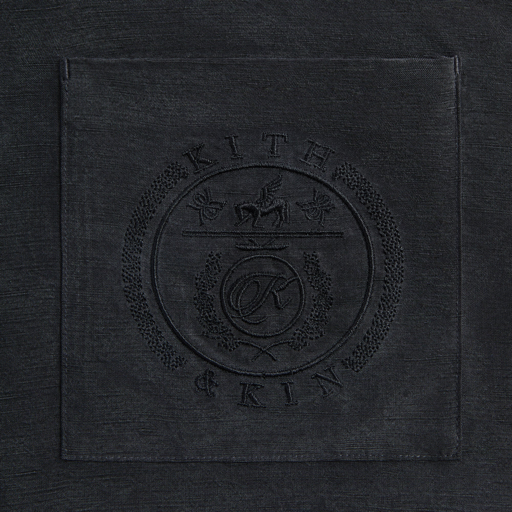 Kith Adonis Camp Collar Shirt - Black | Kith Black