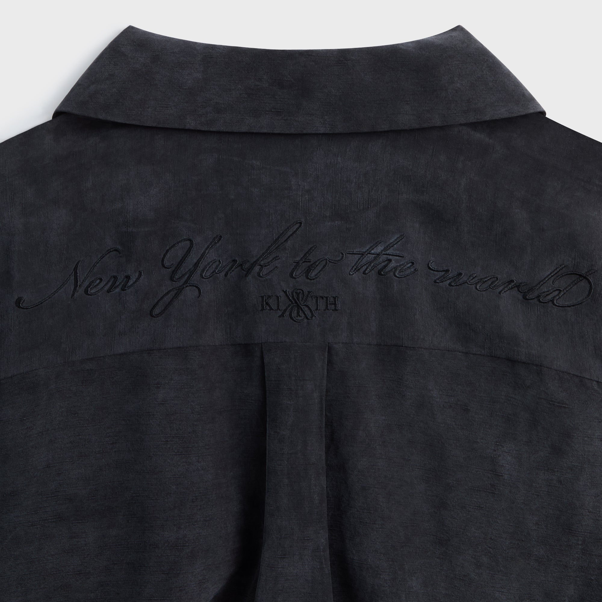 Kith Adonis Camp Collar Shirt - Black | Kith Black