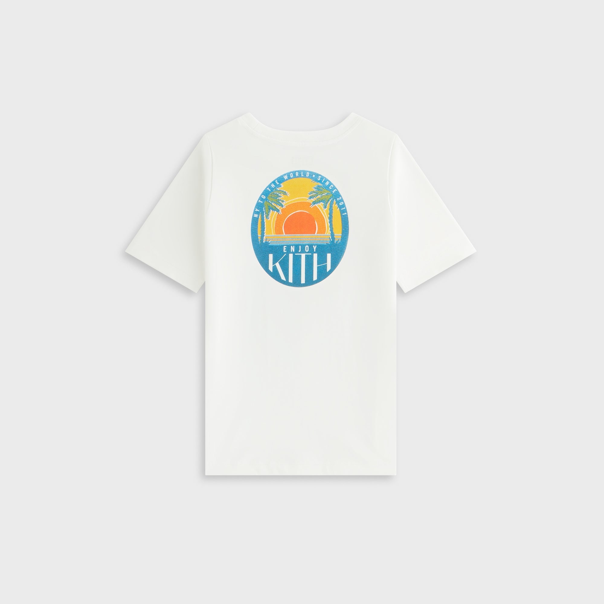 Kith Kids Sunset Vacation Tee - White | Kith White