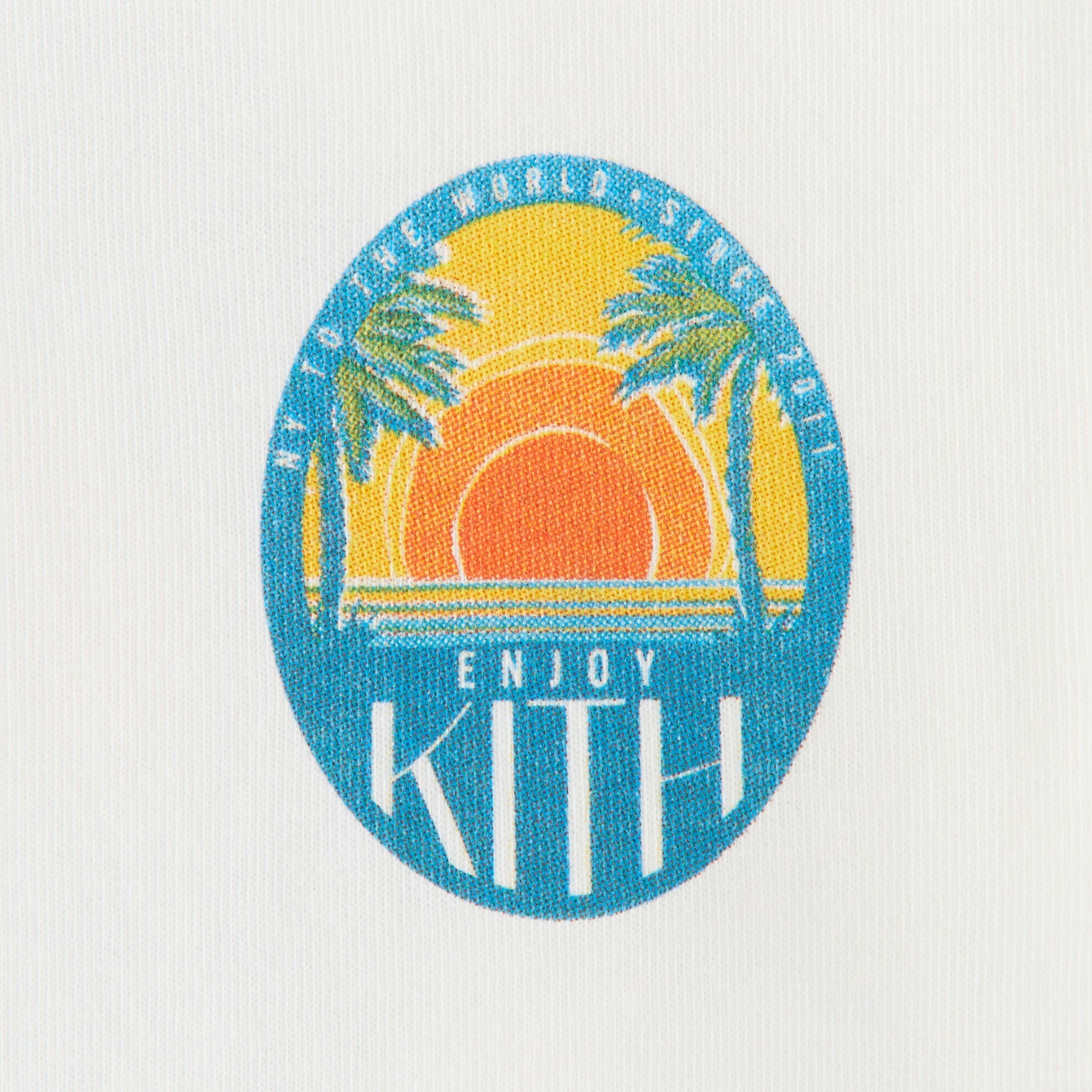 Kith Kids Sunset Vacation Tee - White | Kith White