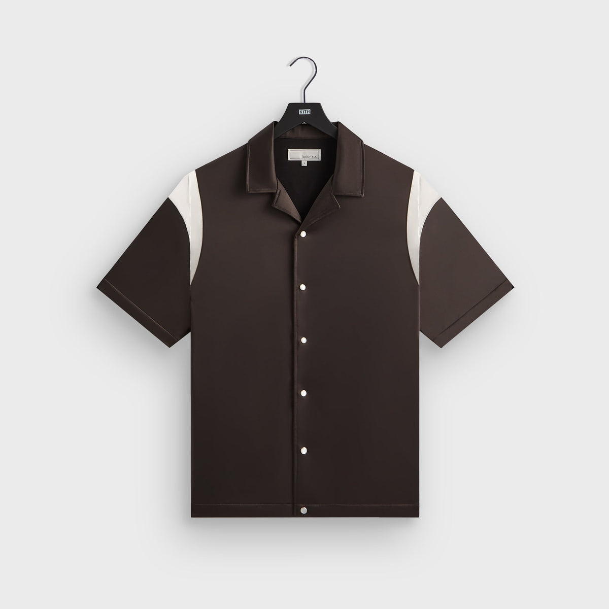 &Kin Washed Satin Landon Souvenir Shirt - Kindling | Kith Kindling