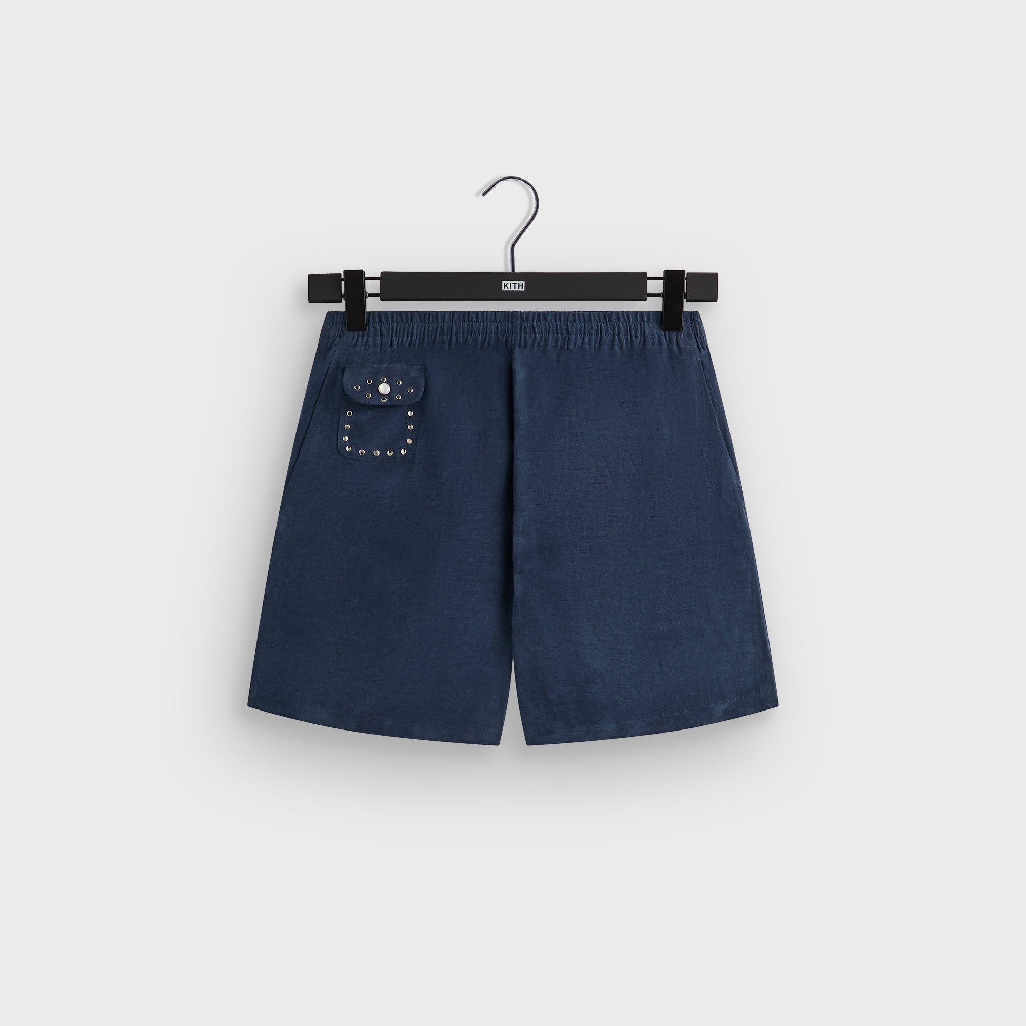 &Kin Cupro Linen Kellen Short - Nocturnal | Kith Nocturnal