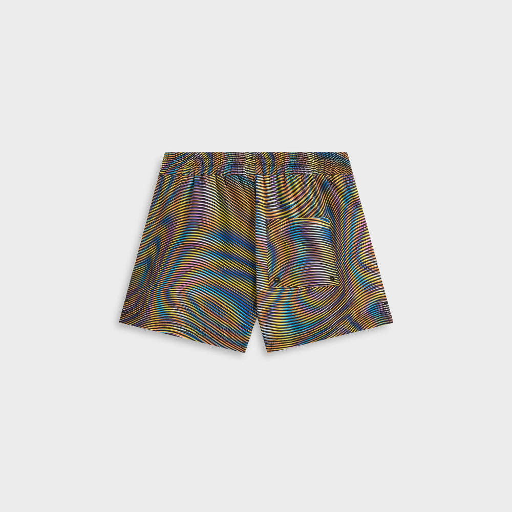 Kith Kids Moire Kai Swim Trunk - Black | Kith Black