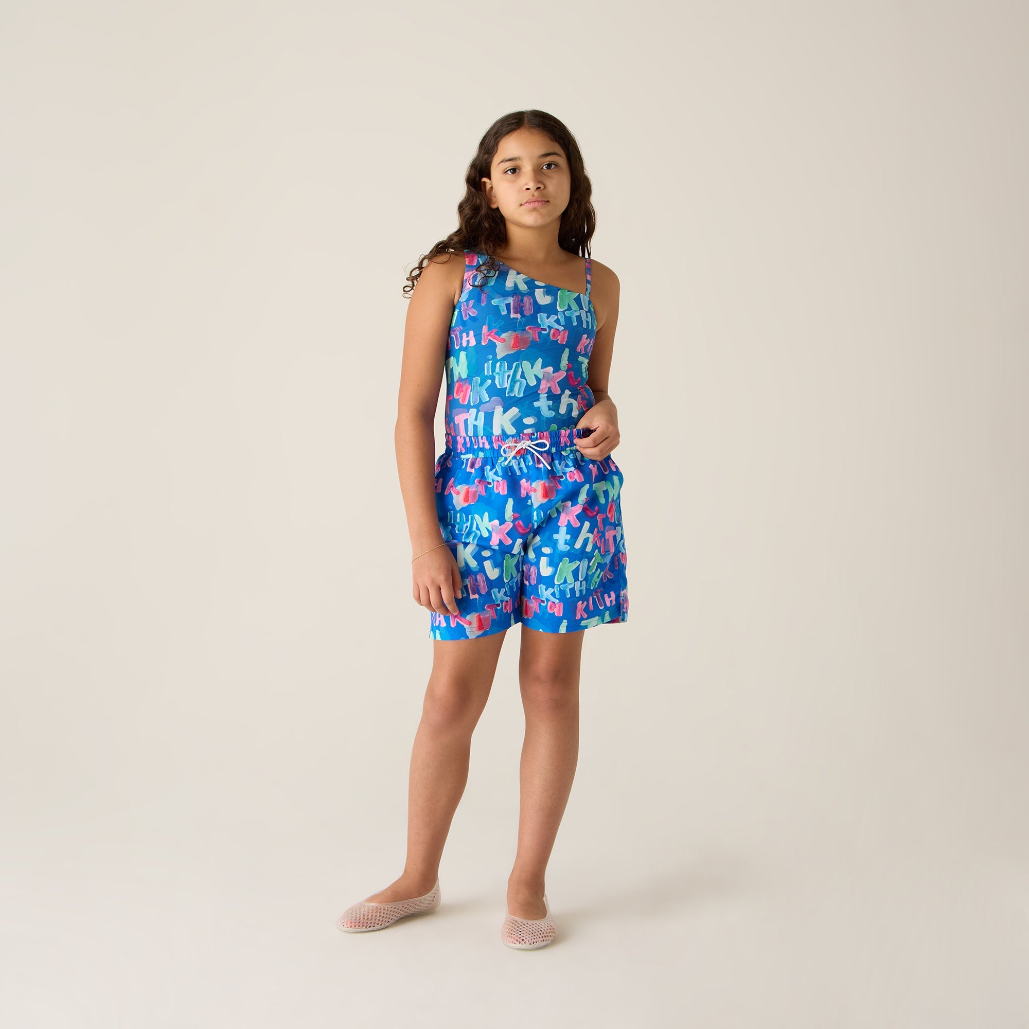 Kith Kids Kai Swim Trunk - Marina | Kith Marina