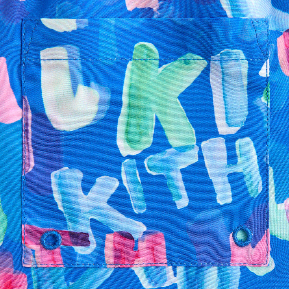Kith Kids Kai Swim Trunk - Marina | Kith Marina