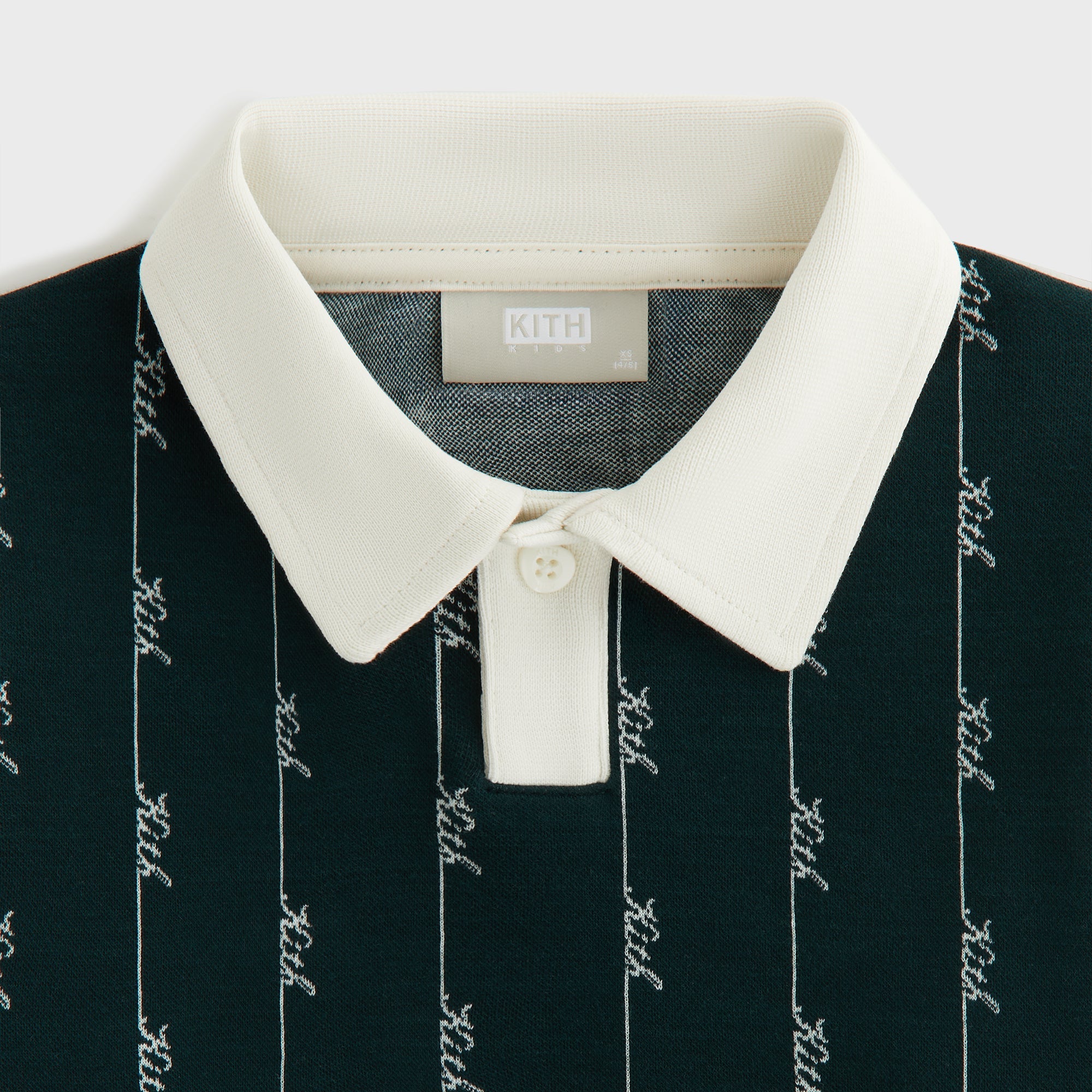 Kith Kids Script Knit Tilden Polo - Stadium | Kith Stadium
