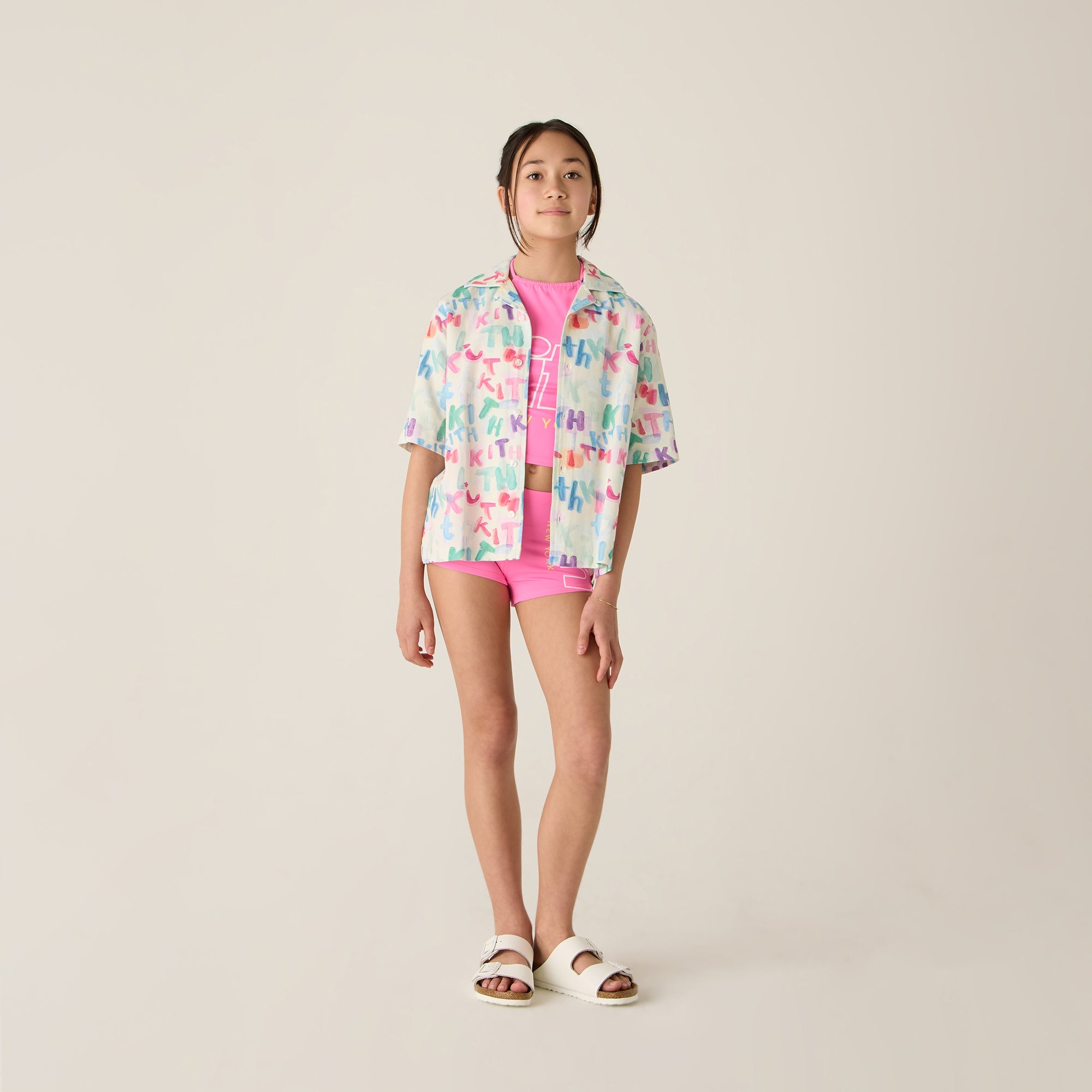Kith Kids Tankini Swim Set - Peony | Kith Peony
