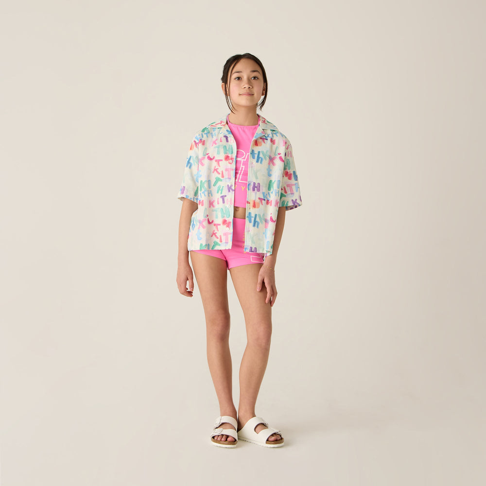 Kith Kids Tankini Swim Set - Peony | Kith Peony