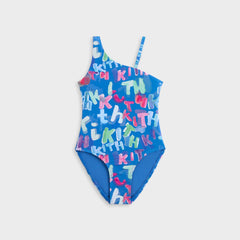 Kith Kids Gemma One-Piece Swimsuit - Marina | Kith Marina