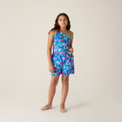 Kith Kids Gemma One-Piece Swimsuit - Marina | Kith Marina