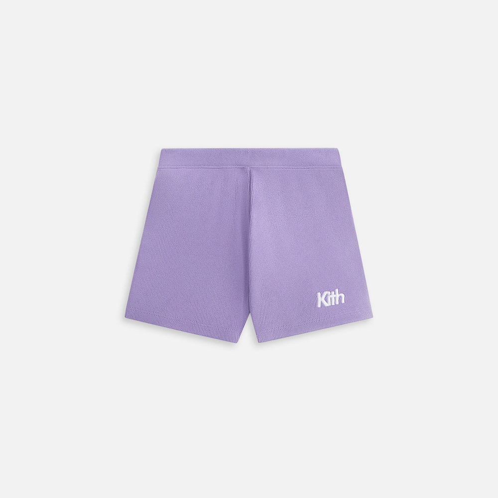 Kith Kids Rib Biker Short - Iris | Kith Iris