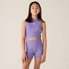 Kith Kids Rib Biker Short - Iris | Kith Iris