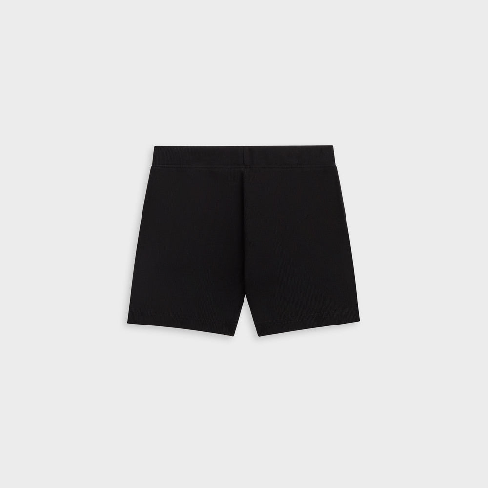 Kith Kids Rib Biker Short - Black | Kith Black