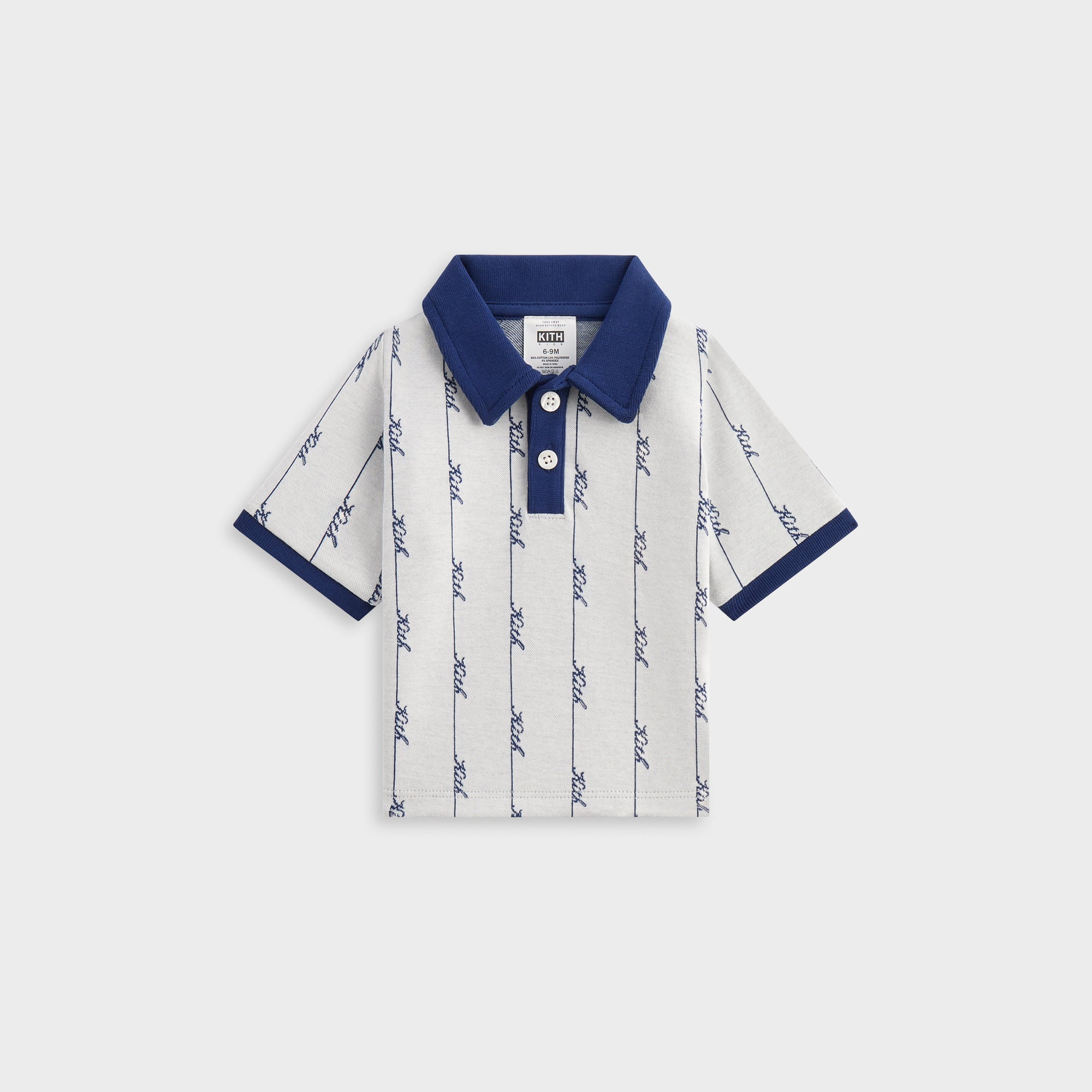 Kith Baby Script Knit Tilden Polo - Sandrift | Kith Sandrift