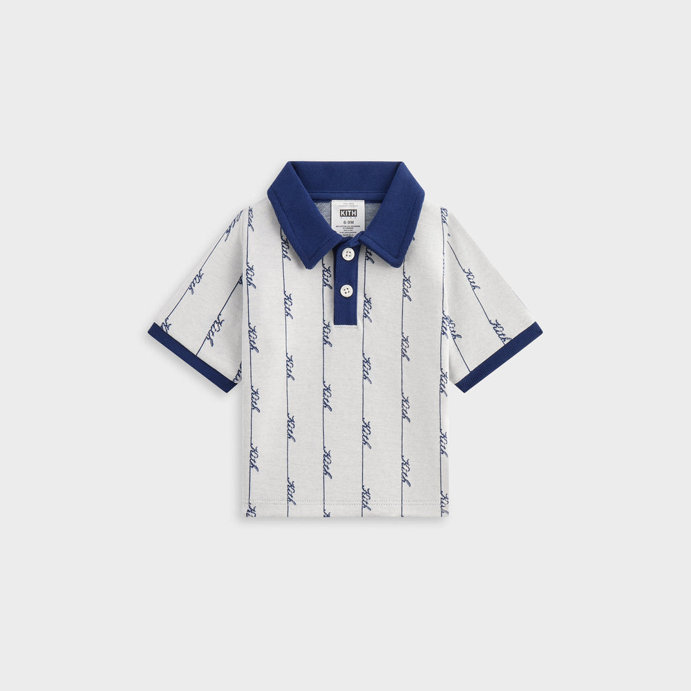 Kith Baby Script Knit Tilden Polo - Sandrift | Kith Sandrift