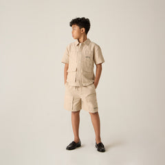 Kith Kids Belmont Utility Shirt - Canvas | Kith Canvas