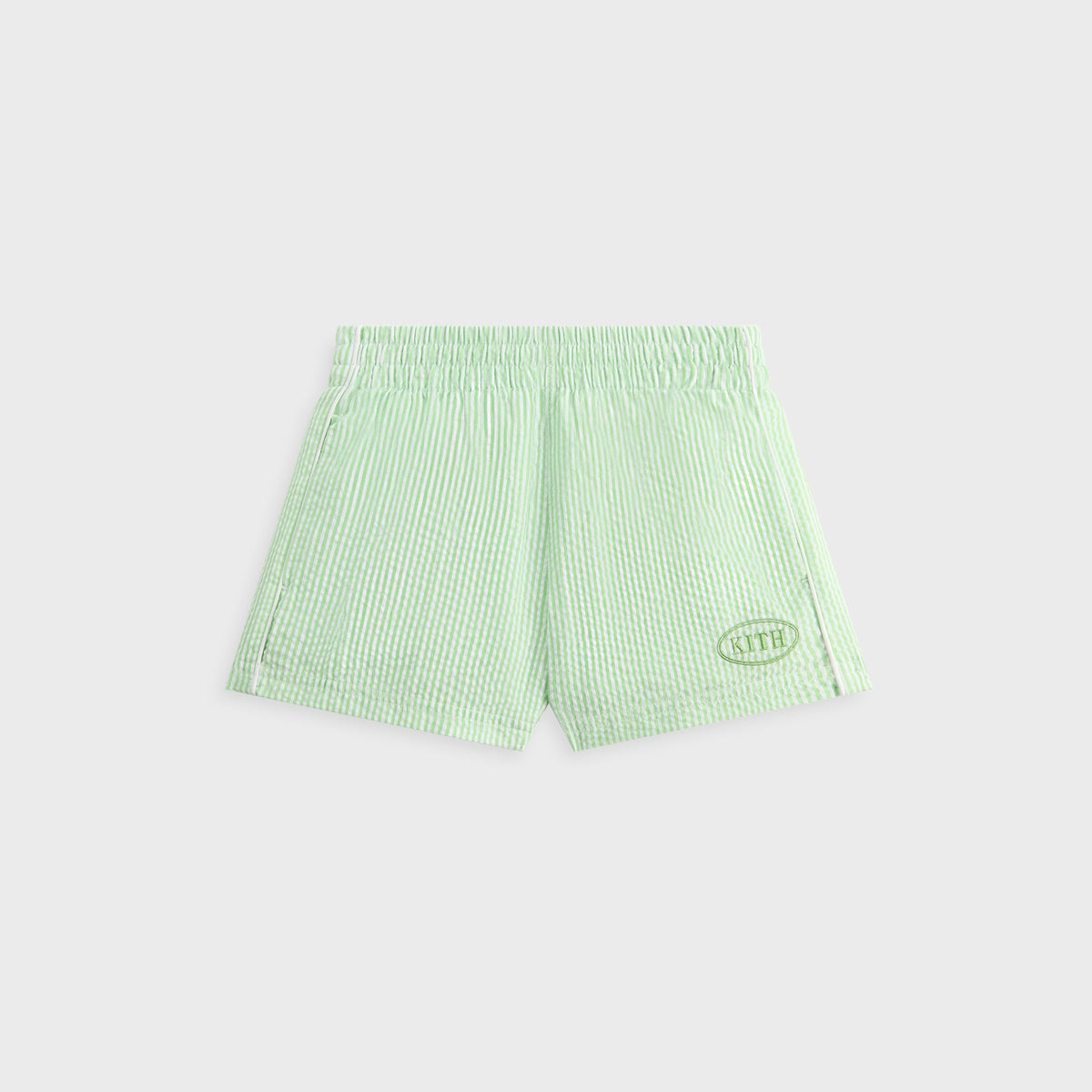 Kith Kids Seersucker Liam Short - Honeydew | Kith Honeydew