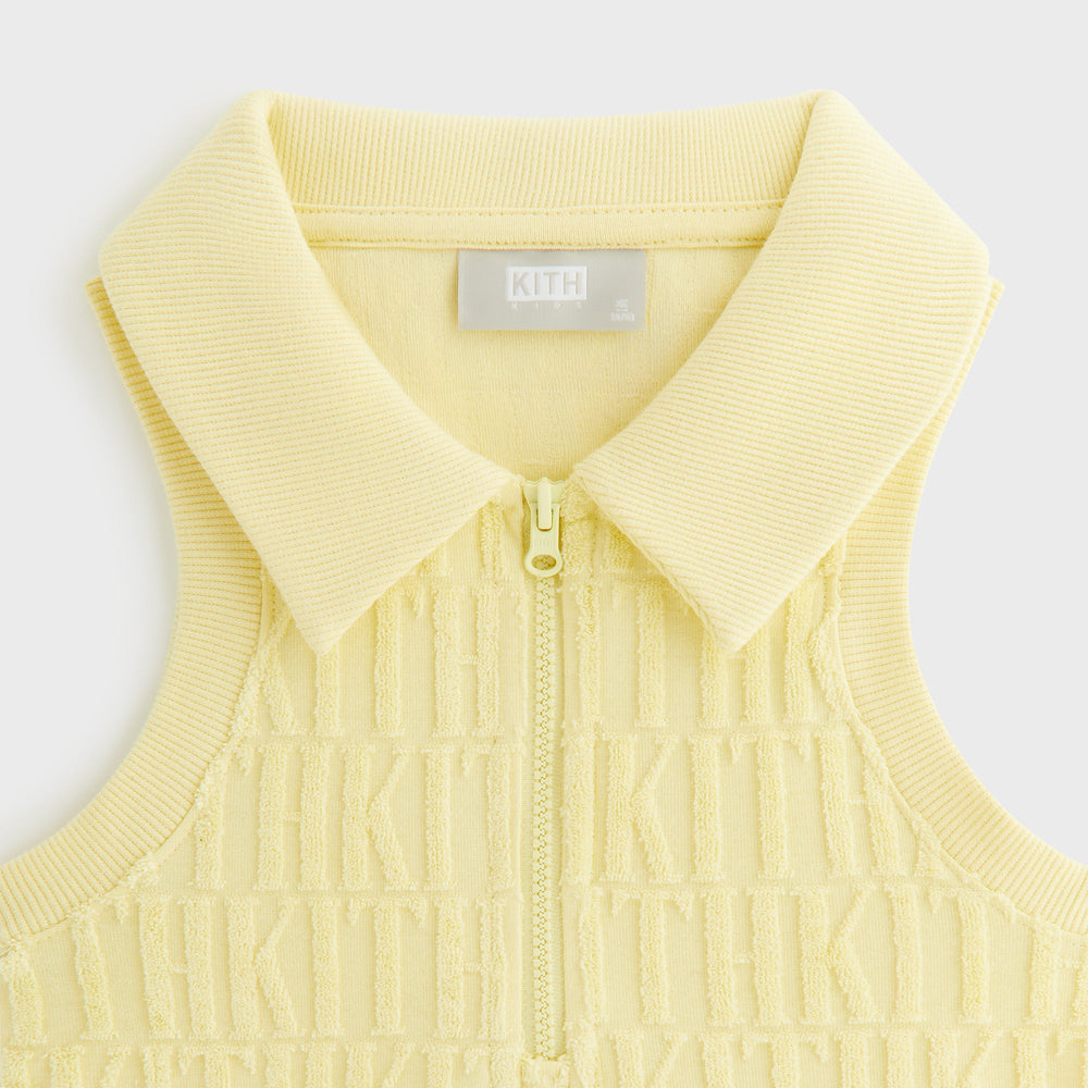 Kith Kids Monogram Terry Polo Dress - Ray | Kith Ray