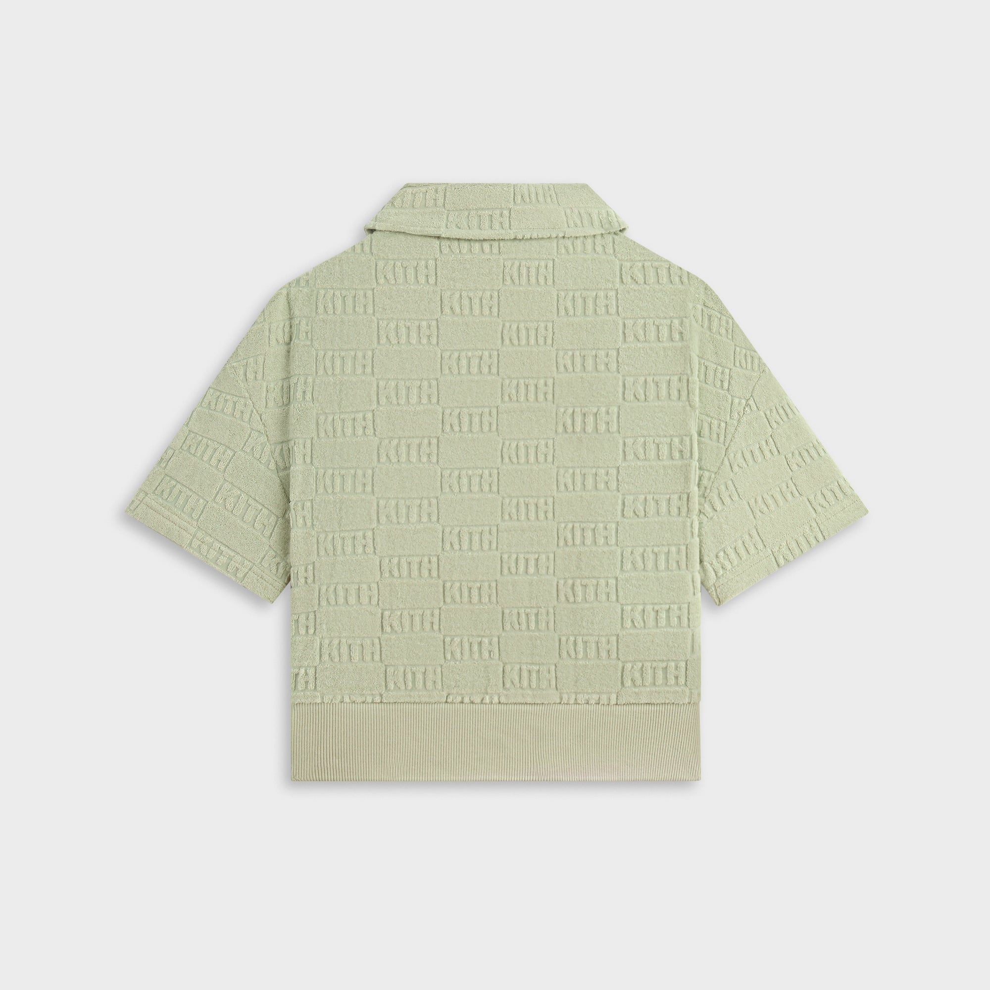 Kith Kids Monogram Pullover Terry Polo - Tranquility | Kith Tranquility