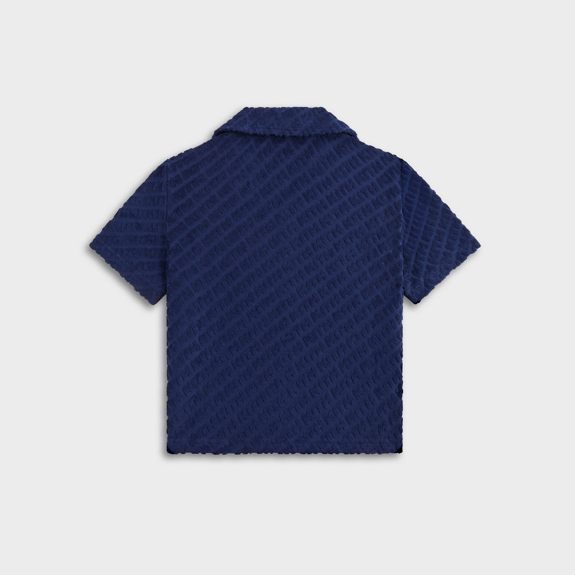 Kith Kids Monogram Terry Camp Shirt - Screen | Kith Screen