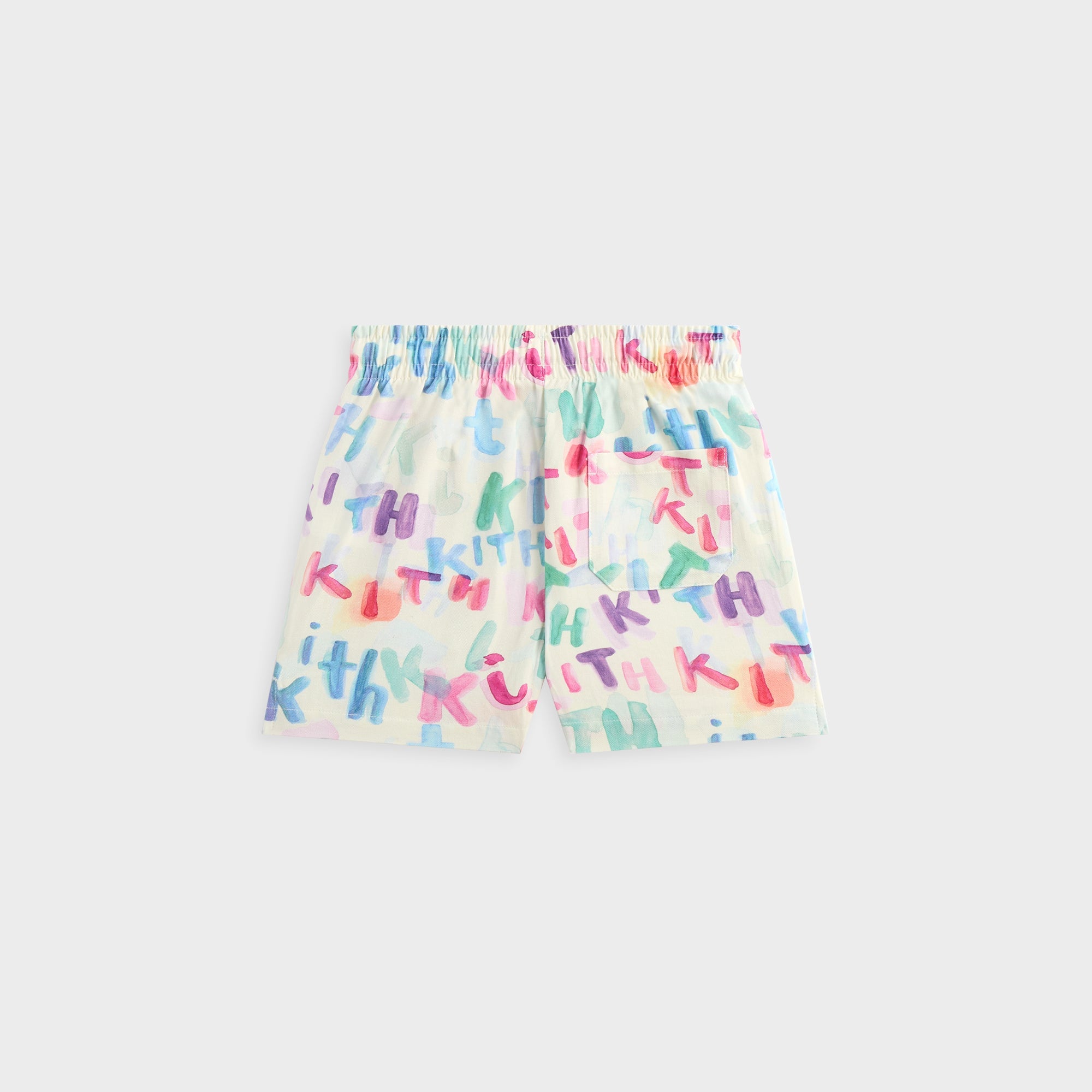 Kith Kids Watercolor Camp Short - White | Kith White