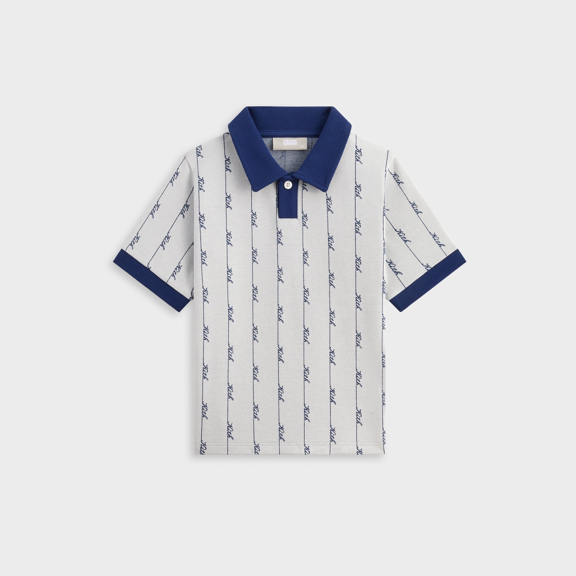 Kith Kids Script Knit Tilden Polo - Sandrift | Kith Sandrift
