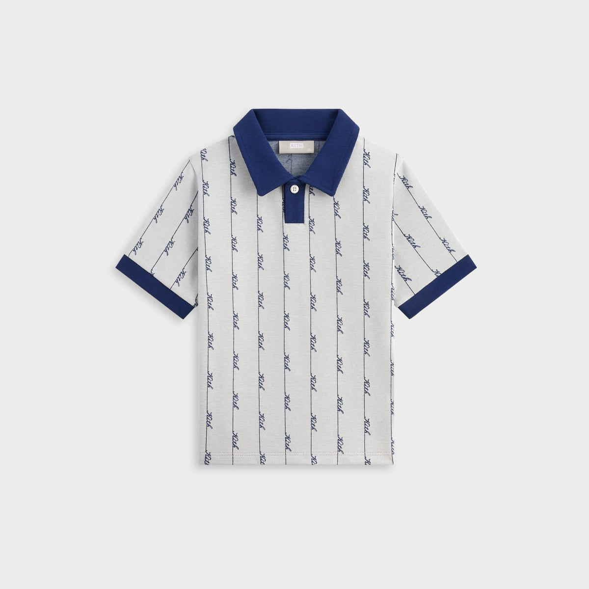 Kith Kids Script Knit Tilden Polo - Sandrift | Kith Sandrift