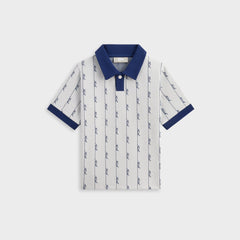 Kith Kids Script Knit Tilden Polo - Sandrift | Kith Sandrift