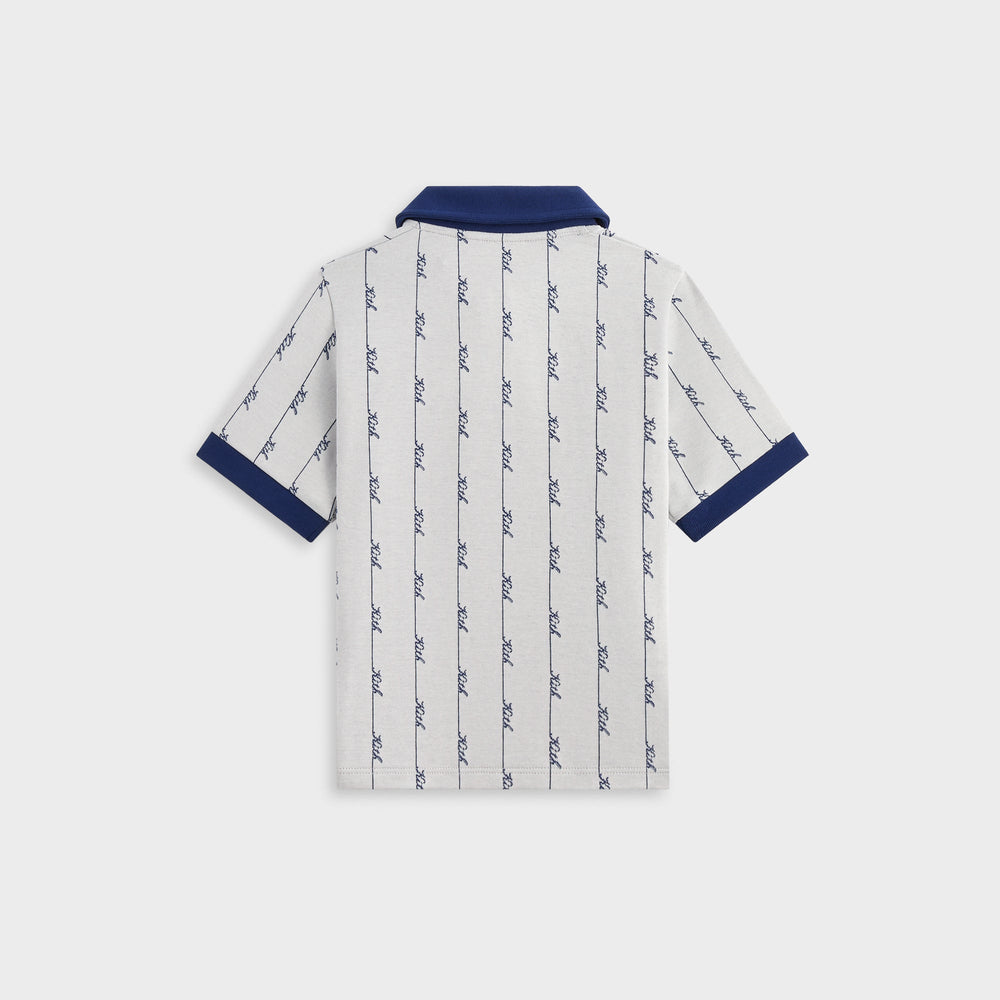 Kith Kids Script Knit Tilden Polo - Sandrift | Kith Sandrift