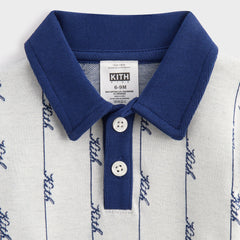 Kith Kids Script Knit Tilden Polo - Sandrift | Kith Sandrift