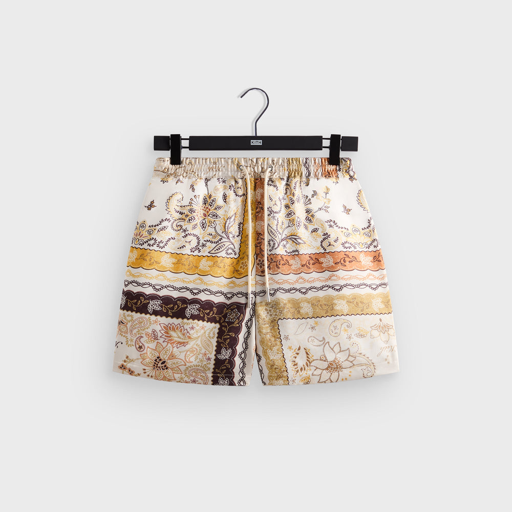 Kith Panelled Bandana Active Short - Sandrift | Kith Sandrift