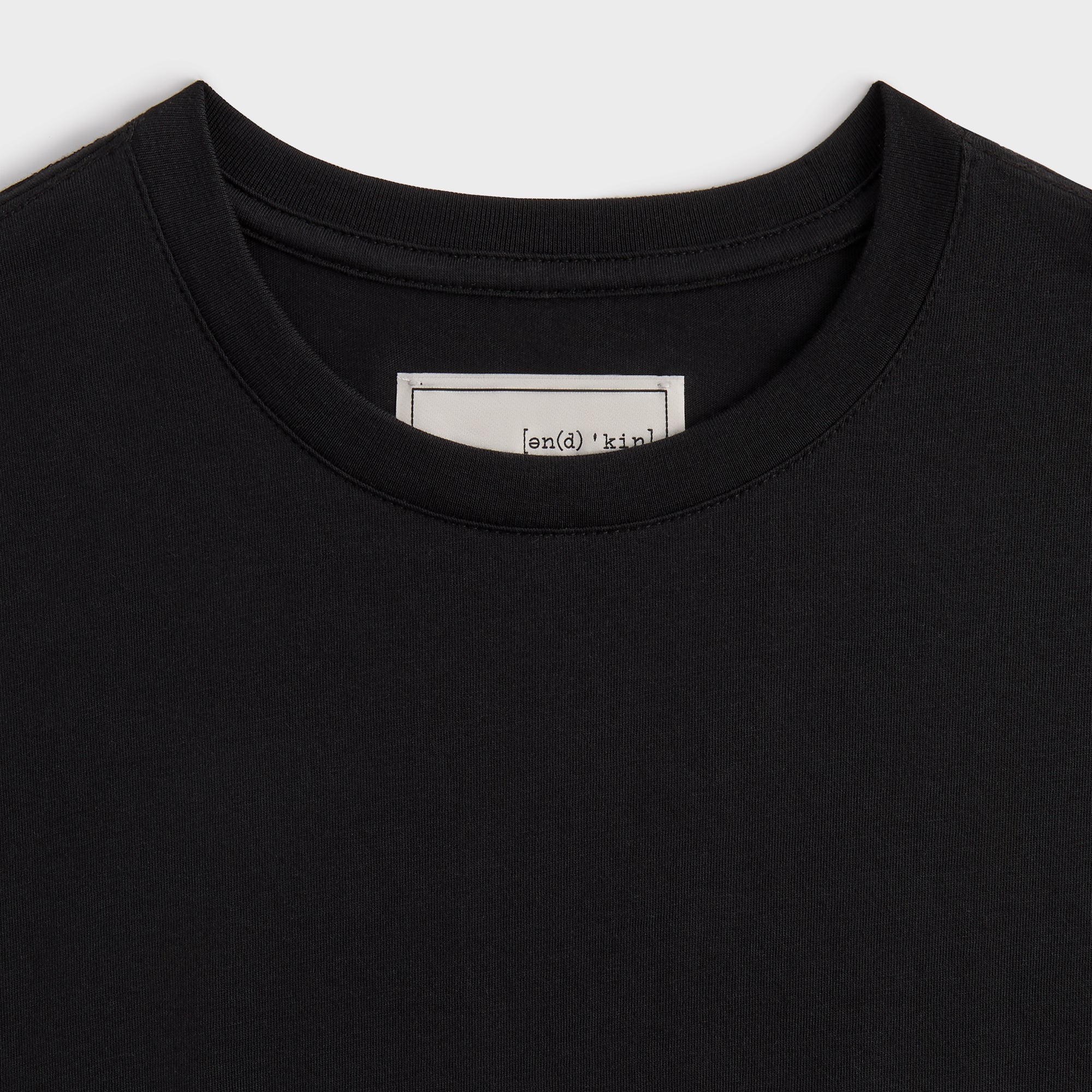 &Kin Pima Jersey Short Sleeve Heathrow Tee - Black | Kith Black