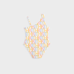 Kith Baby Monogram Gemma One-Piece Swimsuit - Silk | Kith Silk