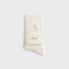 Kith Crest Monogram Jacquard Crew Socks - Silk | Kith Silk