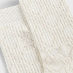 Kith Crest Monogram Jacquard Crew Socks - Silk | Kith Silk