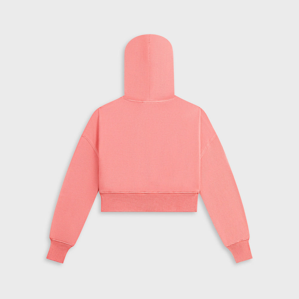 Kith Kids Waffle Fallon Quarter Zip Hoodie - Dawn | Kith Dawn