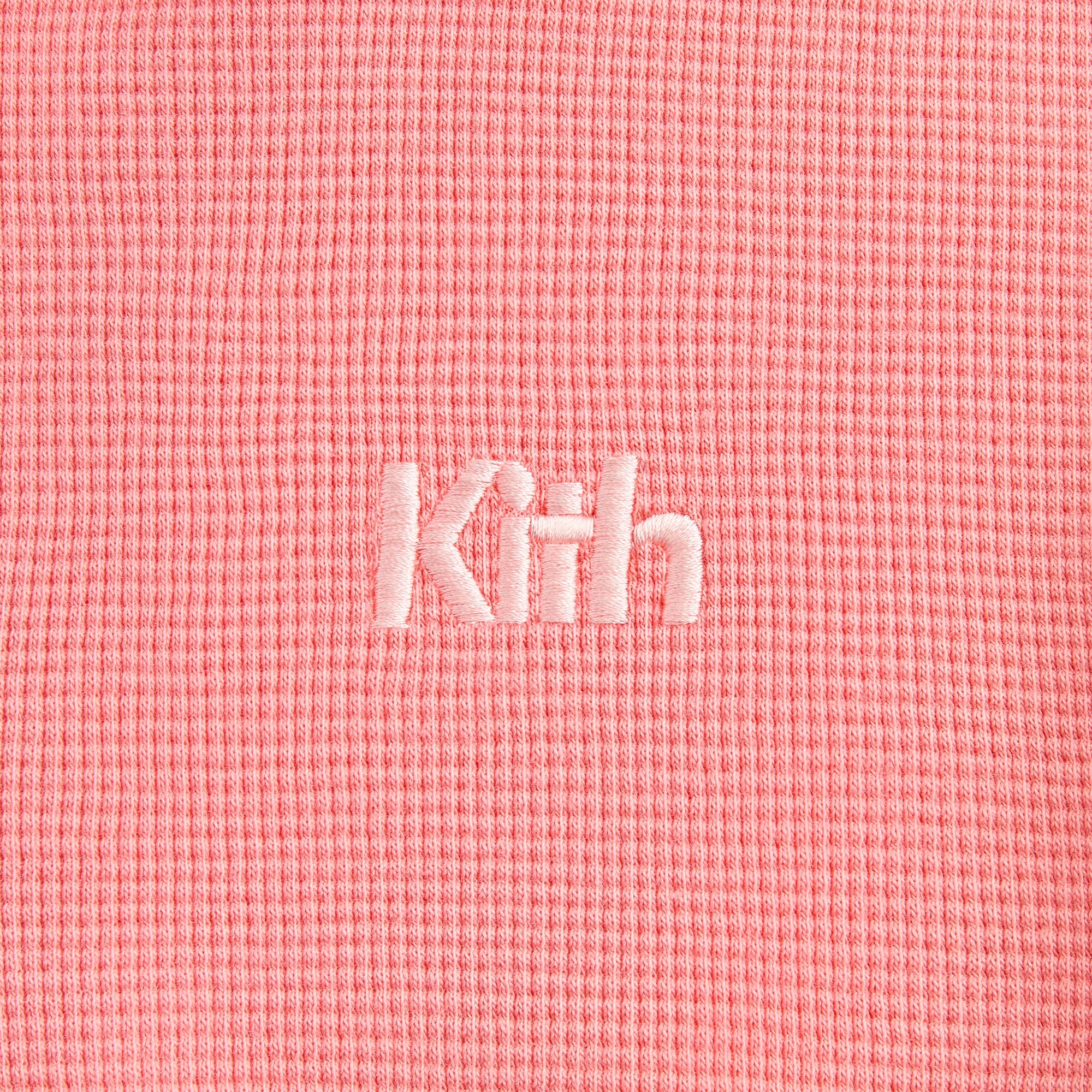 Kith Kids Waffle Fallon Quarter Zip Hoodie - Dawn | Kith Dawn
