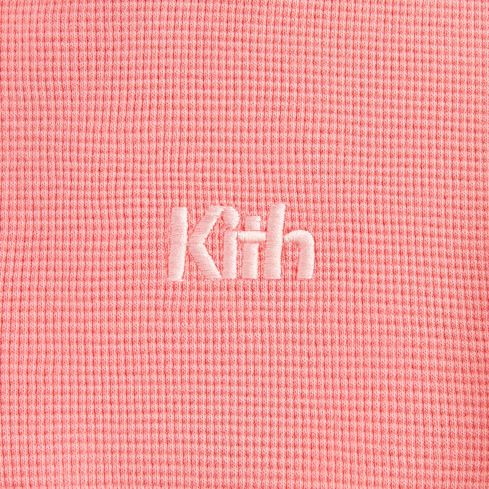 Kith Kids Waffle Fallon Quarter Zip Hoodie - Dawn | Kith Dawn