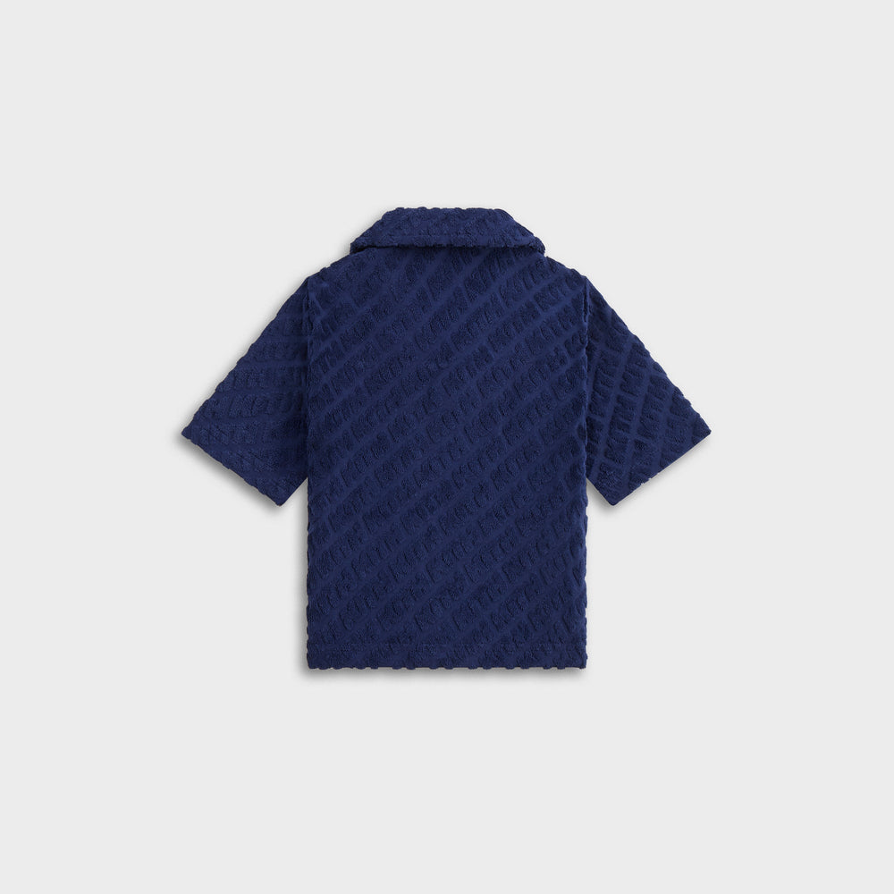 Kith Baby Monogram Terry Camp Shirt - Screen | Kith Screen
