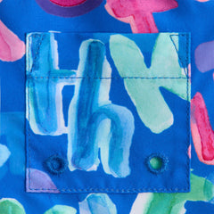 Kith Baby Watercolor Kai Swim Trunk - Marina | Kith Marina