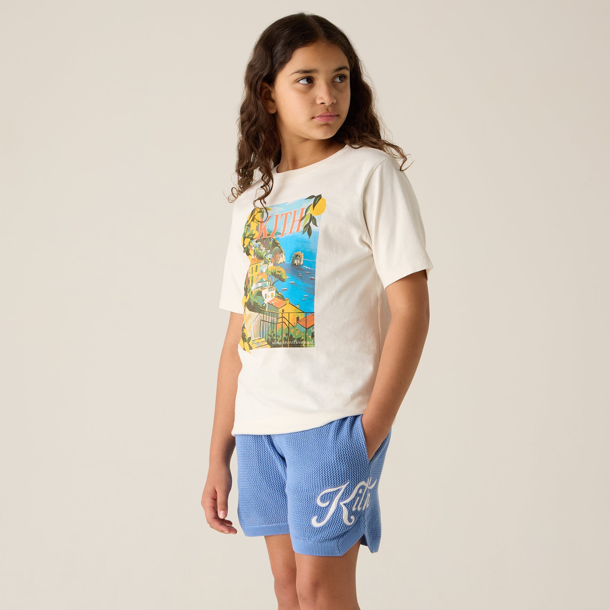 Kith Kids Sweater Knit Leon Short - Ashore | Kith Ashore