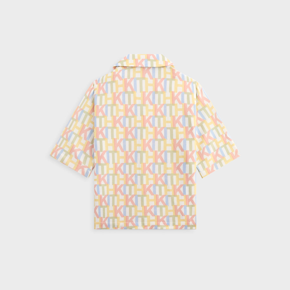 Kith Kids Monogram Thompson Camp Shirt - Silk | Kith Silk
