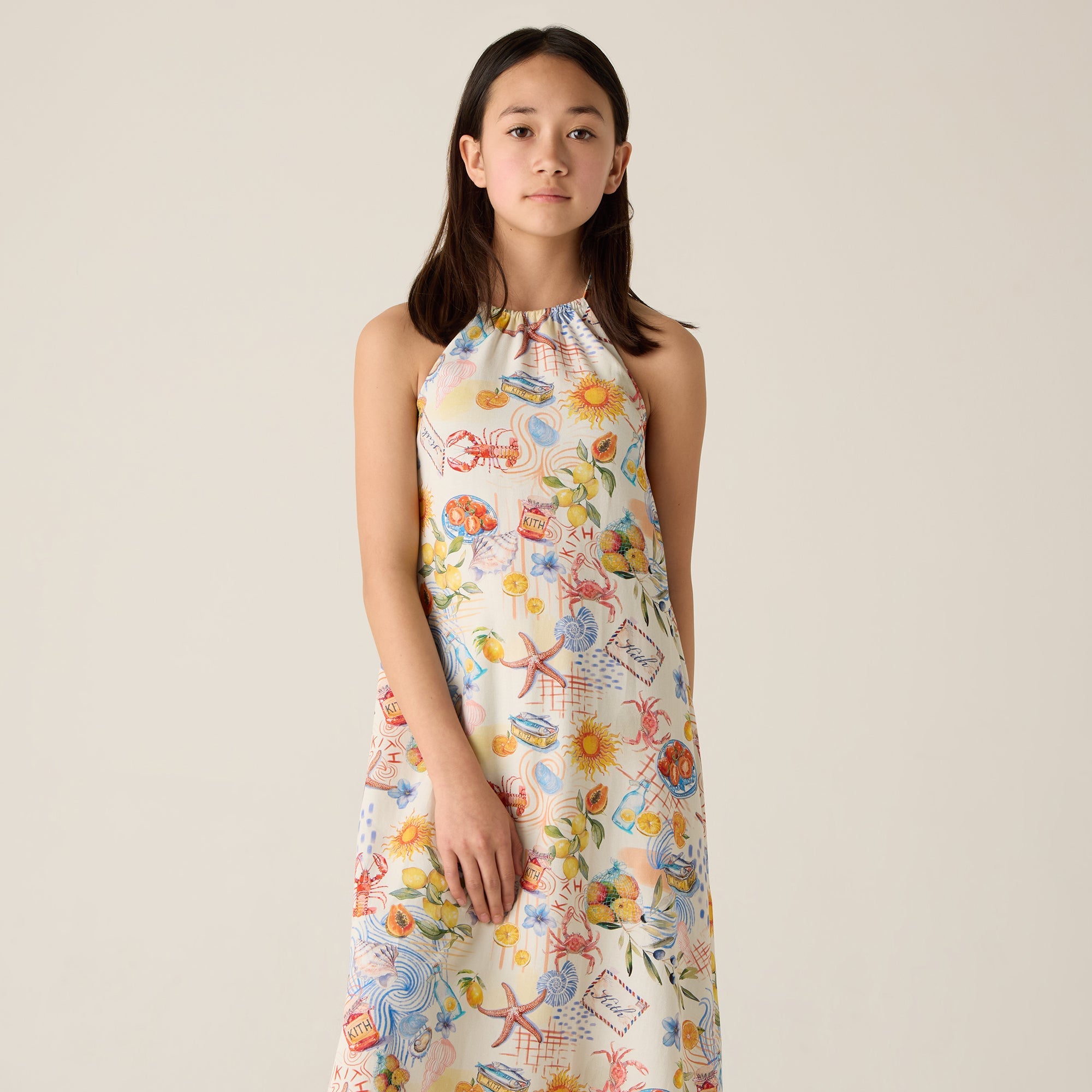 Kith Kids Summer Picnic Maxi Dress - Sandrift | Kith Sandrift